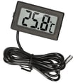thumbnail image 1 of Aquarium , Fish Tank Temperature Gauge, LCD  for Refrigerator, Reptile Incubator, Greenhouse With Probe, Real Time Monitor, Marine, Fast Measuring, 1 of 7