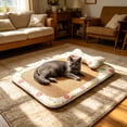 thumbnail image 4 of Dmlowu Dog Bed for Small Medium Dogs, Soft Washable Cooling Mat for Dogs Cats, Non-Slip Heat Reducing Breathable Cat Bed for Indoor Outdoor Use, 4 of 7