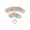 Blonde, variant on Small Hair Ties - Brown - 1 Inch Seamless No-Damage Ponytail Holders for Kids, Braids and Thin Hair - 20 Count