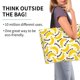 thumbnail image 2 of Balery Banana Fruit Bolsa Tote Estilo Estético con Cremalleras, Bolsa de Hombro, Bolsa de Compras Grande y Plegable, 2 of 8