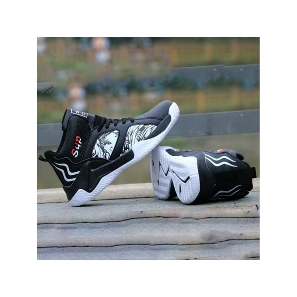 UKAP Mens Athletic Shoe Training Basketball Shoes Sport Sneakers Outdoor Trainers Comfortable Black 7