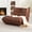 Brown, variant on Hobestluk Giant Bean Bag Chair, Faux Leather Memory Foam Bean Bag Sofa for Adults, Living Room Bedroom Dorm Office, Brown