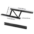 thumbnail image 4 of 4 Pack Table Lift Hardware Mechanism Hinge, 2 Pairs Table Lift Up Top Hinge, Lift Top Coffee Table Hinges Spring, Each Pair Capacity 60 Lbs, Black, 4 of 4