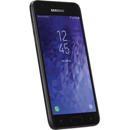 Pre-Owned Verizon Samsung Galaxy J3 V 2018 16GB, Black