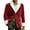 Red-4, variant on Christmas Suit for Men Slim Fit Lapel Corduroy Blazer Jacket Business Work Wedding Dress Tuxedo Xmas Holiday Sports Coat