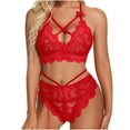 thumbnail image 2 of uublik Valentines Lingerie Set for Women Lace Bodysuit Plus Size Babydoll Sexy Naughty, 2 of 5
