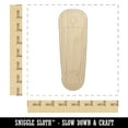 thumbnail image 2 of Safety Pin Wood Shape Unfinished Piece Cutout Craft DIY Projects - 6.25 Inch Size - 1/4 Inch Thick, 2 of 7