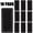 Black, variant on 4" x 10" Floor Register -10 Pack Floor Vent Covers, Heavy Duty Steel Walkable Floor Vents - Easy Adjust Air Supply Lever - Vent Covers for Home  Floor Wall Ceiling (White)