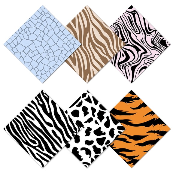 1 Set Suede Fiber Glasses Cleaning Cloth Square Mixed Shapes 155~160x155~160mm 6pcs/set