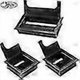 thumbnail image 2 of Cable Pass-through Cover 3 Pieces Square Cable Pass-thru Built-in Desktop Alloy Desktop Cable Cover Cable, 2 of 5