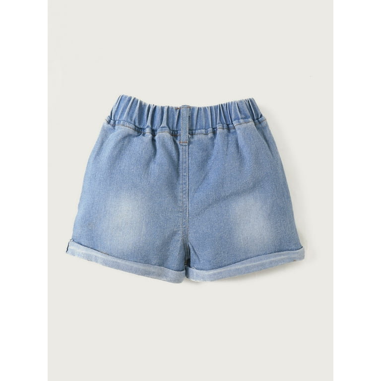 Infant blue sale jean shorts