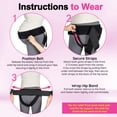 thumbnail image 6 of V3 Smart Maternity Belt 4 in 1 Adjustable Pregnancy Pelvic Support Belt Hip and Vulva Support Belt Comfortable Belly Band for Prenatal and Postpartum Relief Soft Breathable Fabric, 6 of 8