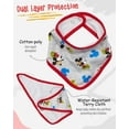 thumbnail image 2 of Disney Baby Unisex Mickey Mouse Bandana Bib 3-Pack - Mickey Mouse Baby Bibs Blue/Red/Grey, 0-12M, 2 of 6