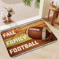 thumbnail image 2 of Football and Rugby Field Design Non- Decorative Carpet for Sports Theme Living Room Dining Dorm Bedroom Area Mats, 2 of 4