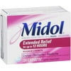 Midol Maximum Strength Extended Relief, 24 ct