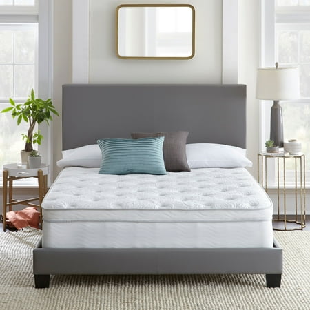 Euro Top Mattress - Contura Flex 12 Inch Plush Euro Top Innerspring Hybrid Mattress Bed