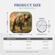 thumbnail image 3 of Balery Realistic Style Forest Dinosaur Parasol para parabrisas de coche de 2 piezas | Parasol plegable para parabrisas delantero de coche para la mayoría de sedanes-Small, 3 of 6