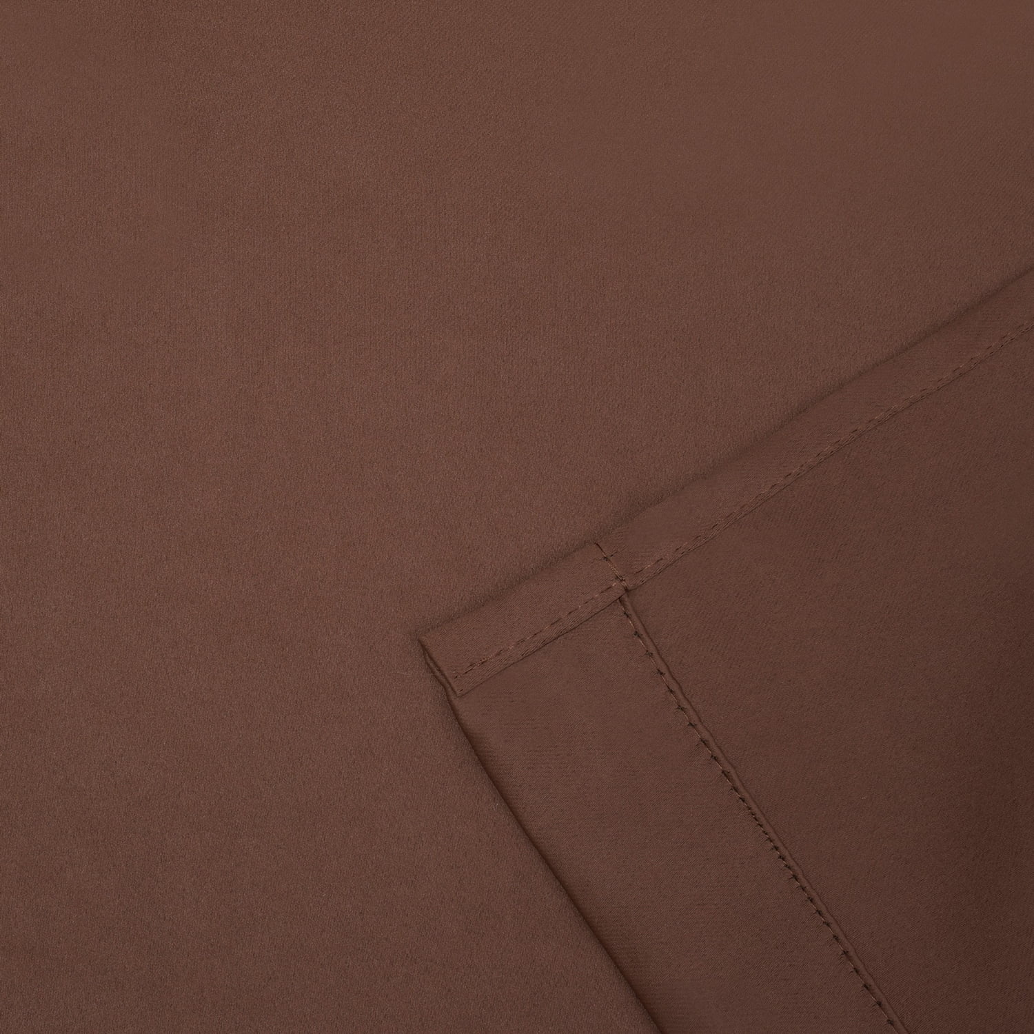 Superior Solid Blackout Curtain Set of 8, 52" x 84", Cappuccino