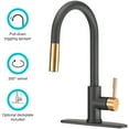 thumbnail image 2 of Dura Faucet DF-MK530SLK-MBRG Streamline Pull-down Rv Kitchen Faucet, 2 of 9