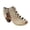 Beige, variant on OAVQHLG3B Sandals for Women Fashion Women's Shoes Breathable Slip-on Outdoor Leisure High Heels Sandals
