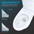 thumbnail image 4 of TOTO® WASHLET®+ Aimes One-Piece Elongated 1.28 GPF Toilet and Contemporary WASHLET S7A Contemporary Bidet Seat, Cotton White - MW6264736CEFG#01, 4 of 5