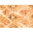 thumbnail image 1 of Ahgly Company Indoor Rectangle Abstract Orange Contemporary Area Rugs, 6' x 9', 1 of 1