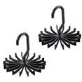 thumbnail image 3 of 2 Pack Twirl Tie Rack Belt Hanger Holder Hook For Closet Organizer Storage, 3 of 3