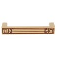 thumbnail image 2 of Manija de muebles de estilo chino, tiradores de latón simples, herrajes para puerta de armario, cajón, 106MM, 2 of 8