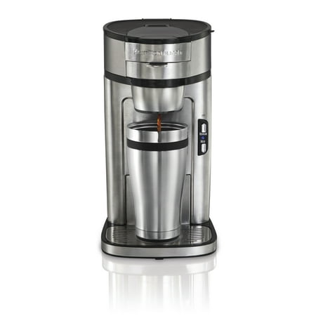 Hamilton Beach - Single Serve Coffee Maker - Stainless Steel