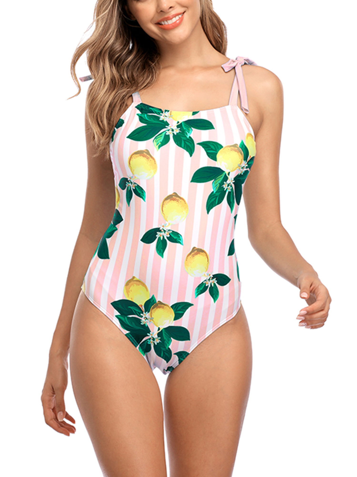 Charmo Womens Lemon Print One Piece Swimsuit Egypt Ubuy