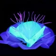 thumbnail image 4 of Coral de loto, gel de sílice suave que se mueve naturalmente con el flujo de agua, decoraciones de acuario que brillan en la oscuridad, adornos de coral brillantes para peceras., 4 of 8