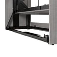 thumbnail image 6 of Bestar Versatile Engineered Wood Queen Murphy Bed & 2 Organizers/Drawers - Gray, 6 of 12