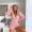 Pink, variant on Furry Fleece Warm Jumpsuit Shorts for Women 2024 Winter Thermal Loungewear Casual Baggy Long Sleeve Hooded Rompers