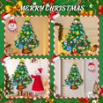 thumbnail image 3 of Árbol de Navidad de fieltro Dailivify de 90 cm con calendario de adviento y 33 adornos, 3 of 7