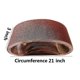 thumbnail image 2 of Banda de lijado de óxido de aluminio de 3 x 21 pulgadas (75 x 533 mm), paquete de 15 bandas de lijado (grano 80, 120, 180, 240, 400), 2 of 5