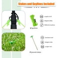 thumbnail image 5 of AYAMAYA Camping Tarp Poles,4-Section Telescoping Tent Poles,Portable Adjustable Heavy Duty Aluminum Rods with Pegs & Guylines for Tarp, Canopy & Awning, 5 of 6