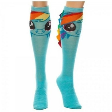 My Little Pony Rainbow Dash Knee High Socks With Mane