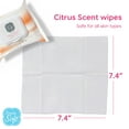 thumbnail image 2 of Simply Soft Premium Makeup Remover Towelettes, Citrus Scented Wipes, 50 Count (2 Packs of 25), 2 of 7