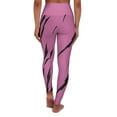 thumbnail image 2 of Effete Feline Claw Marks Scratch High Waist Yoga Leggings (AOP), 2 of 4
