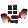 thumbnail image 1 of Niche Red Break-Away Side View Mirror Set with Pro-Fit Roll Cage Bar UTV MK1002934, 1 of 6