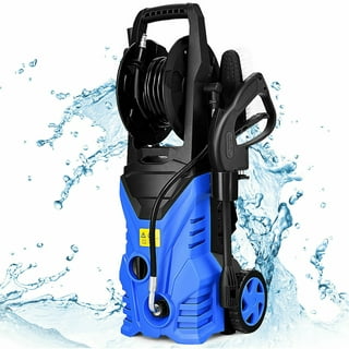 Electric Pressure Washer 2.7GPM Power Washer 1800W High Pressure Washer  Cleaner Machine with 4 Interchangeable Nozzle & Hose Reel, Best for  Cleaning Patio, Garden,Yard 