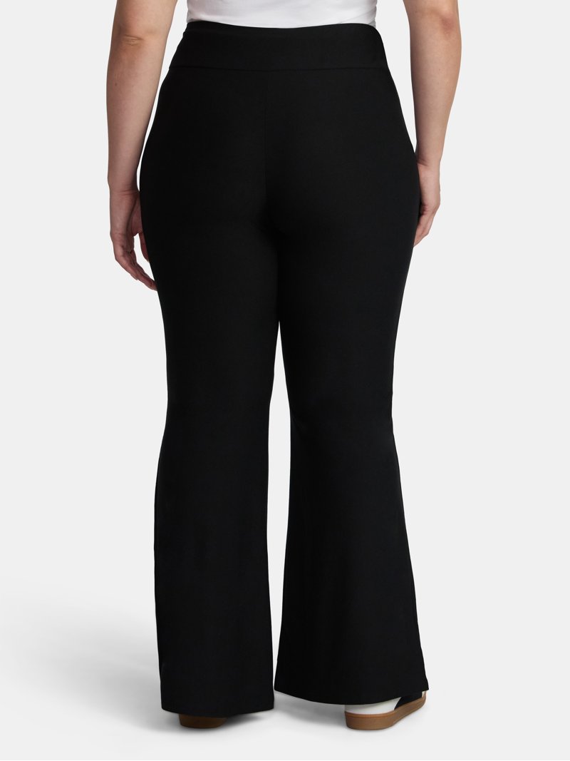 No Boundaries High Rise Flare Pants, 32'' Inseam, Women's Plus