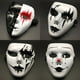 thumbnail image 2 of Máscara de cara completa pintada a mano para Halloween, suministros de fiesta de miedo, accesorios de disfraces de Cosplay, 1 ud. Qiuyongming unisex, 2 of 2
