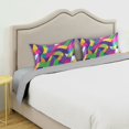 thumbnail image 3 of Yayeee Pillowcase King Size Set of 2 Satin Wrinkle Resistant Pillow Case, Colorful Plaid, 3 of 7