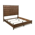 thumbnail image 2 of Origins by Alpine Trig Queen Wood Panel Bed in Antique Brown, 2 of 6