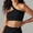 Black, variant on Women One Shoulder Tank Top Ribbed Crop Spaghetti Strap Sports Tees Stylish Slim Fit Sleeveless Yoga Workout Camisole