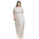 thumbnail image 1 of Vestido largo con abertura Roman Fashion / Tallas Extras, 2010 (Hueso) beige 40, 1 of 6