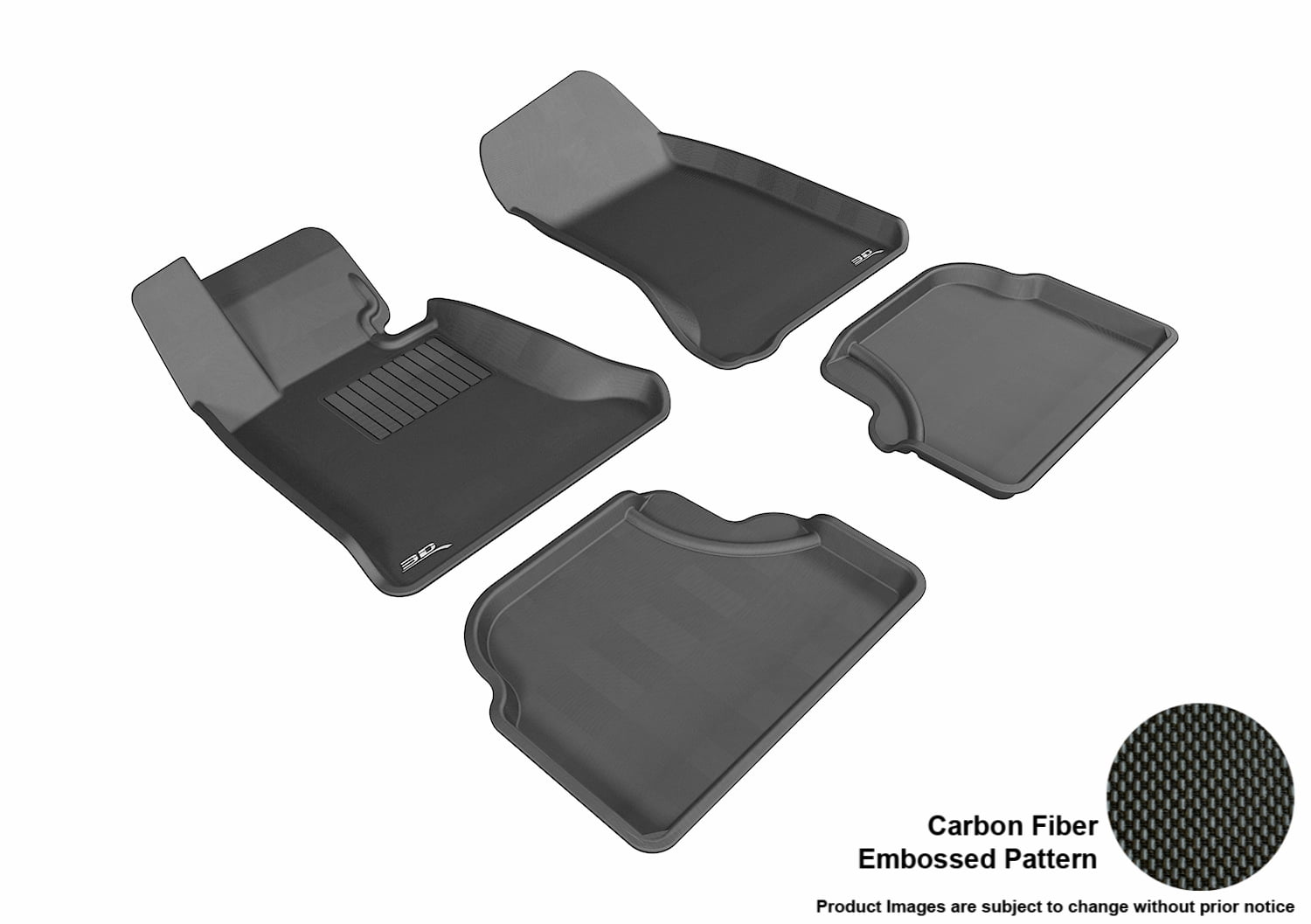 3D MAXpider Stylish Custom Fit All Weather Floor Mats for 20042010 BMW