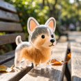 thumbnail image 6 of Dog Hair Storage Keychain, Clear Puppy Shaped Pet Fur Keepsake Capsule Pendant, Portable Pet Hair Memorial Holder Key Ring, Sentimental Gift for Dog Lovers, 6 of 9
