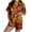 Orange, variant on TJAZFJPA Petite Pajamas Women's Fashion Casual Two Piece Outfits for Women Short Sleeve V Neck Shorts Set Women Pajama Sets Fleece Womens Plus Size Pajama Sets